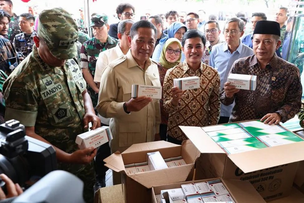 Indonesian military begins producing multivitamins distributed through meals programme