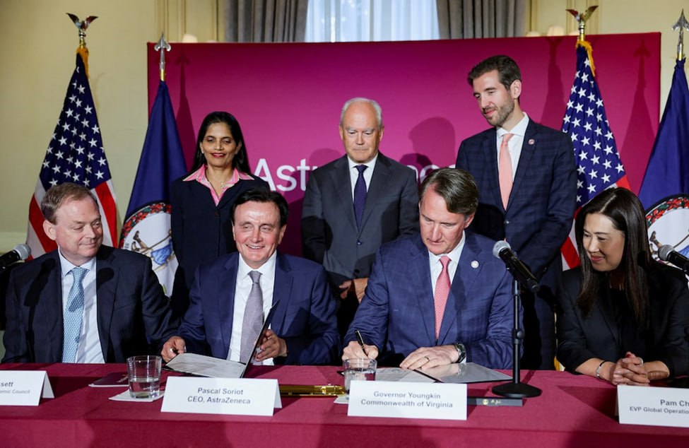 AstraZeneca breaks ground at $4.5 billion Virginia plant as drugmakers court Trump